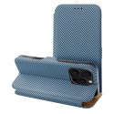 Etui z klapką na iPhone 16 PLUS Folio Side Magnet niebieskie