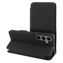 Etui z klapką na Samsung S25 PLUS Folio Side Magnet czarne