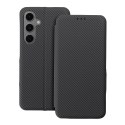 Etui z klapką na Samsung S25 PLUS Folio Side Magnet szare