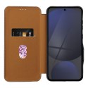 Etui z klapką na Samsung S25 PLUS Folio Side Magnet szare