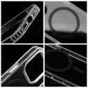 Etui na iPhone 13 Drop Glue Colorful Ring Mag Cover zgodne z MagSafe czarne