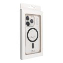 Etui na iPhone 13 Drop Glue Colorful Ring Mag Cover zgodne z MagSafe czarne