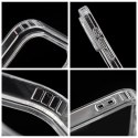 Etui na iPhone 15 Drop Glue Colorful Ring Mag Cover zgodne z MagSafe czarne