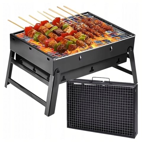 Grill ogrodowy turystyczny składany RC-K-933 czarny