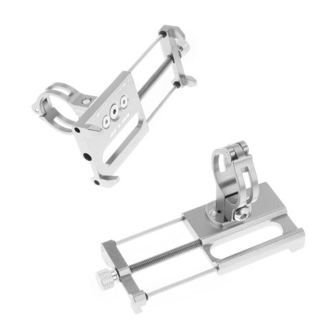 GUB uchwyt rowerowy na kierownicę G85 Aluminium srebrny