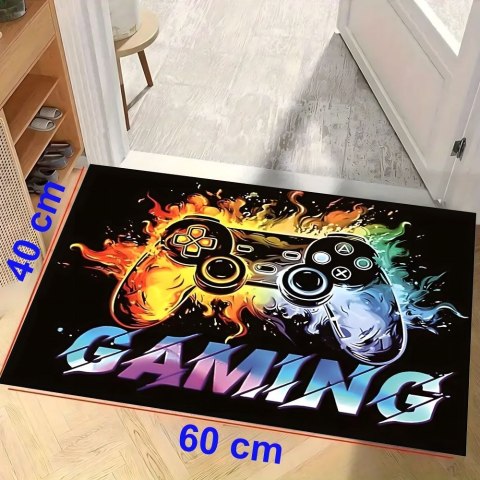 Mata ochronna pod krzesło wzór gamingowy 40 x 60 cm RC-K-1540