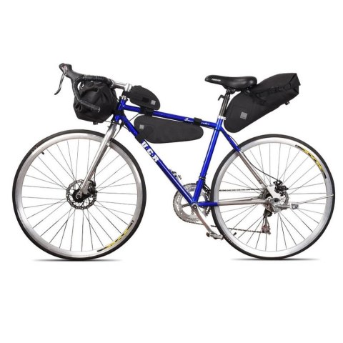 SAHOO torba rowerowa na ramę rowerową z zamkiem 0,3L 122035 czarna