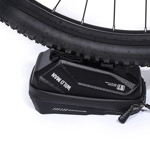 WILDMAN sakwa rowerowa na kierownicę na zamek 1L (4" - 7") XT1 czarna