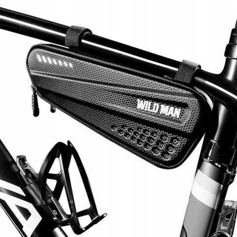 WILDMAN sakwa rowerowa pod ramę na zamek 1,2L ES4 czarna
