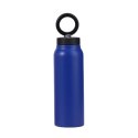 Butelka / bidon na wodę metal z uchwytem kompatybilnym z Magsafe 750ml niebieski