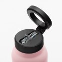 Butelka / bidon na wodę metal z uchwytem kompatybilnym z Magsafe 750ml różowy