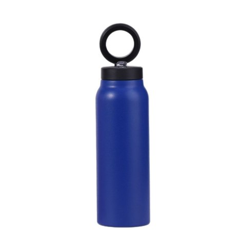 Butelka / bidon na wodę metal z uchwytem kompatybilnym z Magsafe 950ml niebieski