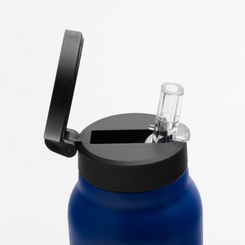 Butelka / bidon na wodę metal z uchwytem kompatybilnym z Magsafe 950ml niebieski