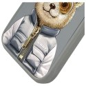 NIMMY futerał COOL&CUTE 2.0 Bear do IPHONE 16 Pro szary