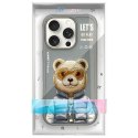 NIMMY futerał COOL&CUTE 2.0 Bear do IPHONE 16 Pro szary