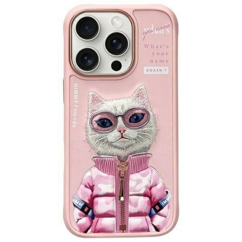 NIMMY futerał COOL&CUTE 2.0 Cat do IPHONE 16 Pro różowy