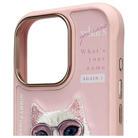 NIMMY futerał COOL&CUTE 2.0 Cat do IPHONE 16 Pro różowy