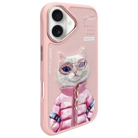 NIMMY futerał COOL&CUTE 2.0 Cat do IPHONE 16 różowy