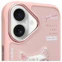 NIMMY futerał COOL&CUTE 2.0 Cat do IPHONE 16 różowy