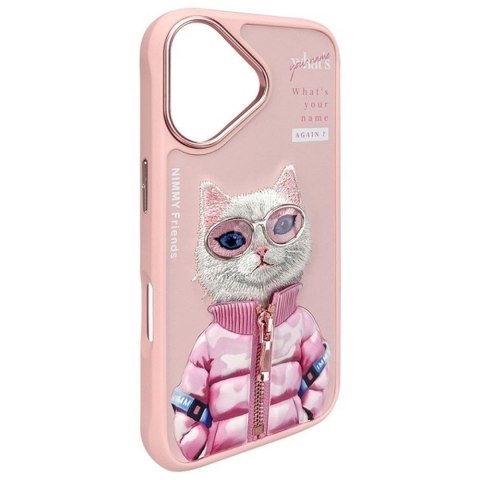 NIMMY futerał COOL&CUTE 2.0 Cat do IPHONE 16 różowy