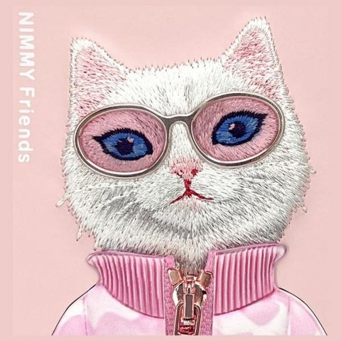 NIMMY futerał COOL&CUTE 2.0 Cat do IPHONE 16 różowy