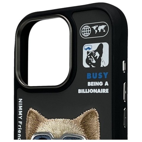NIMMY futerał COOL&CUTE 2.0 Dog do IPHONE 16 Pro czarny