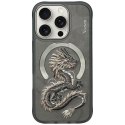 NIMMY futerał DRAGON kompatybilny z MagSafe do IPHONE 16 Pro Max szary