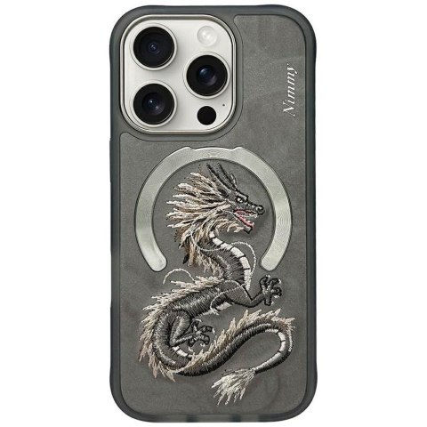 NIMMY futerał DRAGON kompatybilny z MagSafe do IPHONE 16 Pro Max szary