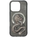 NIMMY futerał DRAGON kompatybilny z MagSafe do IPHONE 16 Pro Max szary