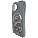 NIMMY futerał DRAGON kompatybilny z MagSafe do IPHONE 16 szary