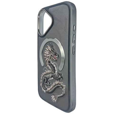 NIMMY futerał DRAGON kompatybilny z MagSafe do IPHONE 16 szary