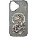NIMMY futerał DRAGON kompatybilny z MagSafe do IPHONE 16 szary