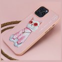 NIMMY futerał GLASSES COOL CAT do IPHONE 15 Pro różowy