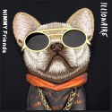 NIMMY futerał GLASSES COOL DOG do IPHONE 16 Pro czarny