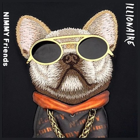 NIMMY futerał GLASSES COOL DOG do IPHONE 16 Pro czarny