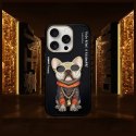 NIMMY futerał GLASSES COOL DOG do IPHONE 16 Pro czarny