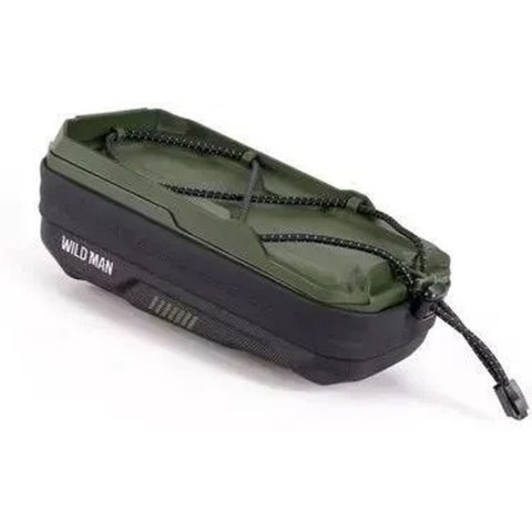 WILDMAN sakwa rowerowa na kierownicę na zamek 0,6L (4" - 7") GX330 zielona