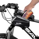 WILDMAN sakwa rowerowa na ramę na zamek 1,2L (4"-7") ES6 czarna