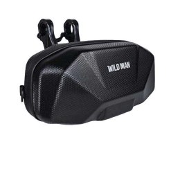 WILDMAN sakwa rowerowa na ramę na zamek 1L XS5 czarna