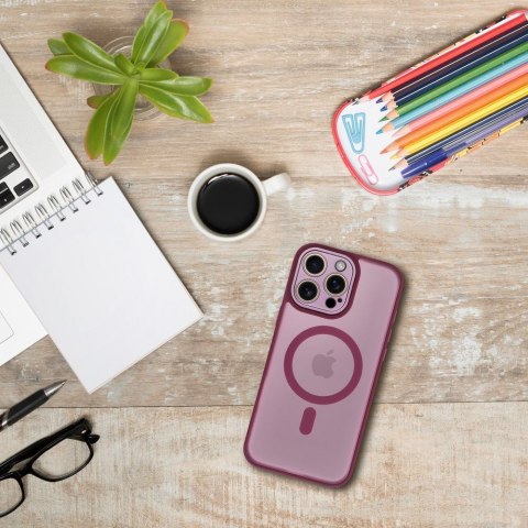 Etui na iPhone 12 PRO Variete Mag Cover zgodne z MagSafe fioletowe