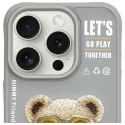NIMMY futerał COOL&CUTE 2.0 Bear do IPHONE 15 Pro Max szary