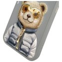 NIMMY futerał COOL&CUTE 2.0 Bear do IPHONE 15 Pro Max szary