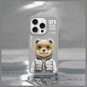 NIMMY futerał COOL&CUTE 2.0 Bear do IPHONE 15 Pro Max szary