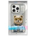 NIMMY futerał COOL&CUTE 2.0 Bear do IPHONE 15 Pro Max szary