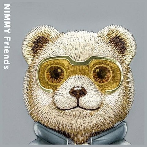 NIMMY futerał COOL&CUTE 2.0 Bear do IPHONE 15 Pro szary