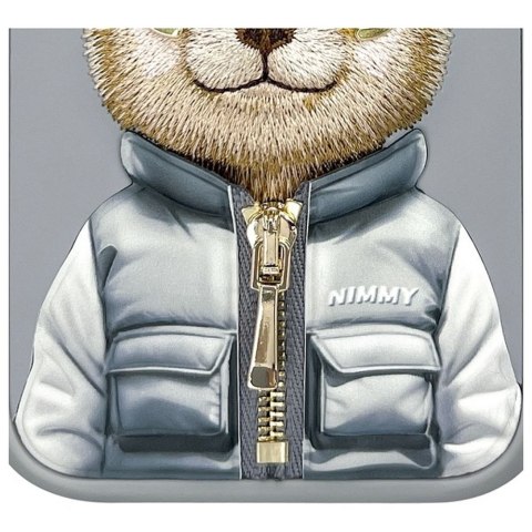 NIMMY futerał COOL&CUTE 2.0 Bear do IPHONE 15 Pro szary