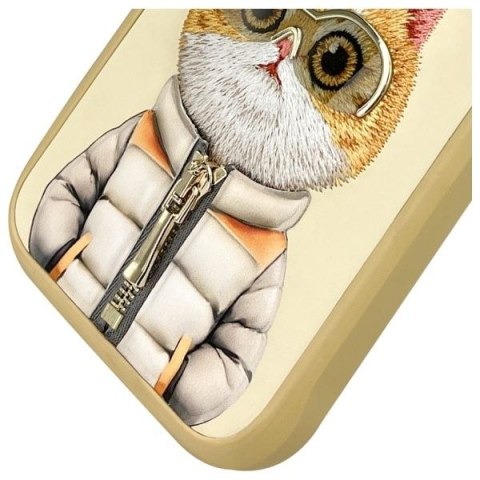 NIMMY futerał COOL&CUTE 2.0 Cat do IPHONE 16 Pro Max khaki