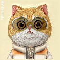 NIMMY futerał COOL&CUTE 2.0 Cat do IPHONE 16 Pro Max khaki