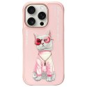 NIMMY futerał GLASSES COOL CAT do IPHONE 16 Pro Max różowy