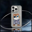 NIMMY futerał GLASSES COOL CAT do IPHONE 16 Pro Max szary
